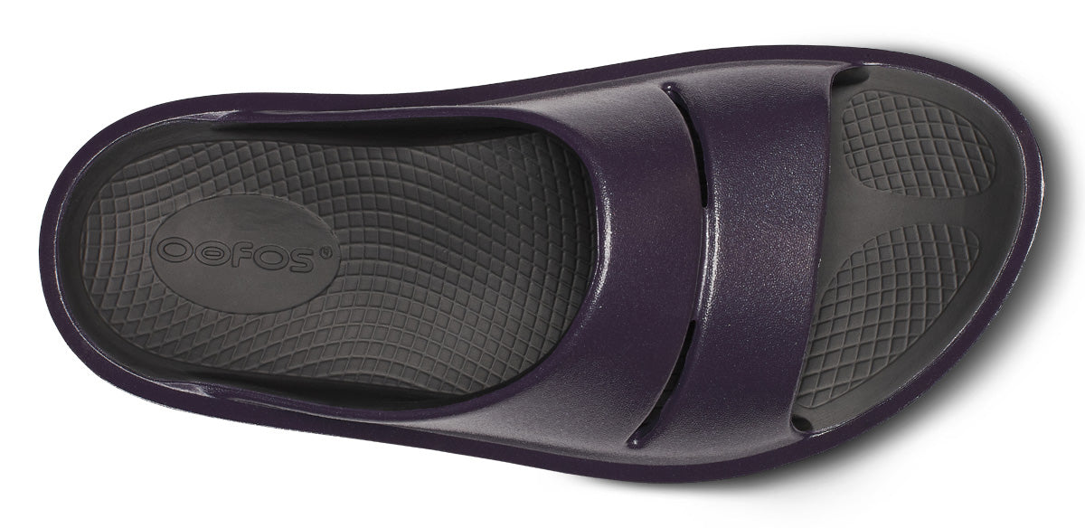 Women's OOmega OOahh Stacked Sandal - Amethyst Sparkle - Image 9