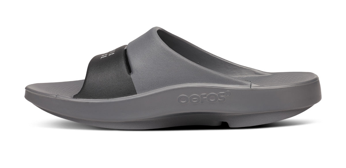 BAUER/OOFOS Women's OOahh Sport Slide Sandal – Slate - Image 4